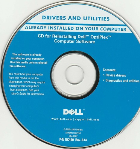 Oem dell optiplex uc450 - cd,