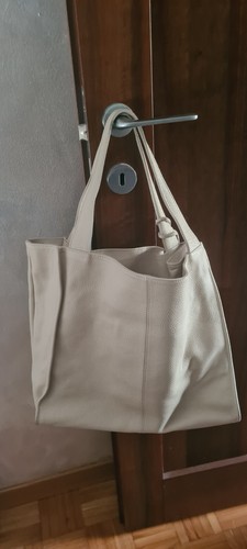 Borsa pelle panna - borsa,