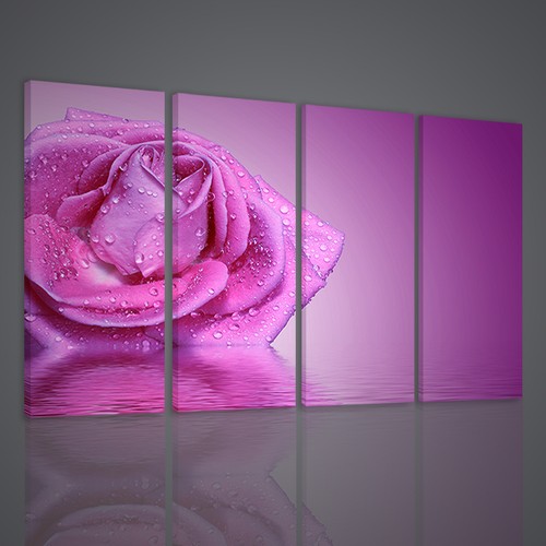 Quadri moderni fantasy rose - moderni,