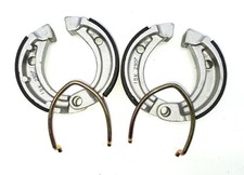 Apache 100cc quad, Genuine front brake shoes, also fits Quadzilla,cobra,aeon