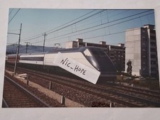 Fotografia Elettrotreno FS ETR 500 Prototipo in testa ad un convoglio passeggeri
