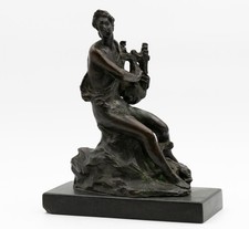 RARA SCULTURA BRONZO BASE