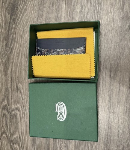 Goyard navy blue cardholder - ,