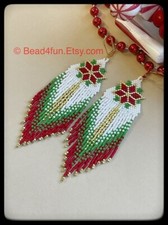 Orecchini con frange di perle