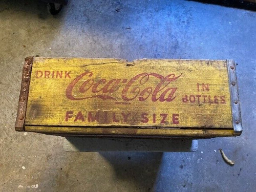 Scatola coca cola vintage - vintage, in