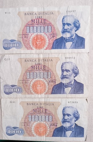 Banconote 1000 lire del 1962 - 1000,