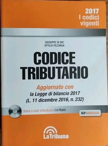 Codice tributario aggiornato - codice,