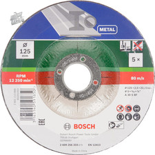 5 Dischi Taglio Metallo 125mm