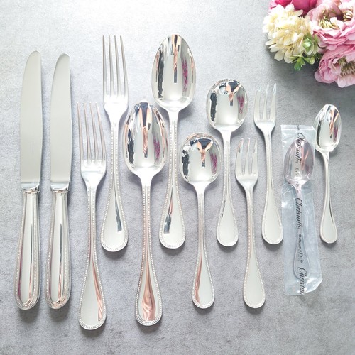 Christofle perles table - perles, knife