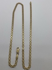 COLLANA ORO GIALLO 18KT 750% UNISEX CATENA MAGLIA PIENA A COLLIER OR GIROCOLLO