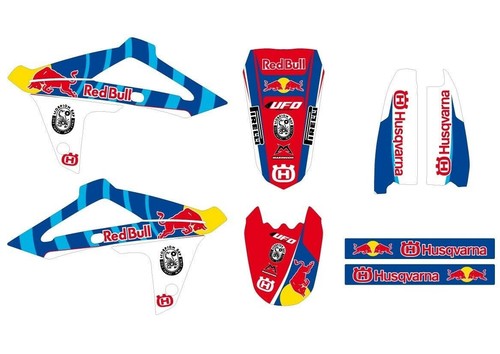 Kit adesivi grafiche husqvarna - adesivi,