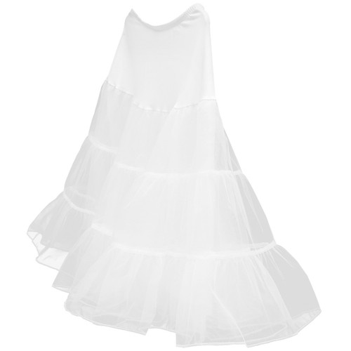 Gonna tulle bianca sottogonna - bianca,