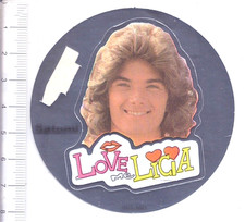LOVE ME LICIA  - SATOMI 1987 Invernizzi italy adesivo metallico sorpresina -0774