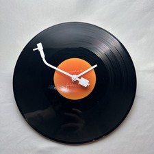 Orologio disco vinile 12" stile retrò giradischi parete arte musica stanza decorazione casa