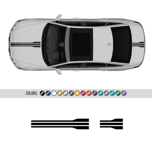 Adesivi strisce doppie