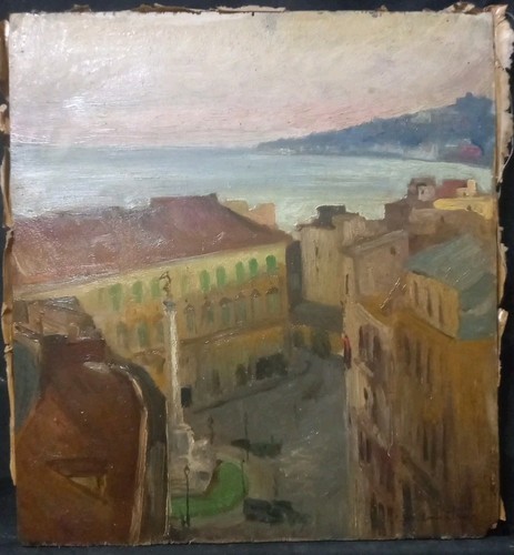 Antico quadro dipinto napoli - quadro,