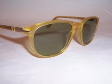 NUOVI occhiali da sole Persol PO 3019S 204/4E MIELE/VERDE 52mm AUTENTICI 3019