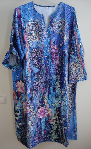 Abito leggero blu bohemien
