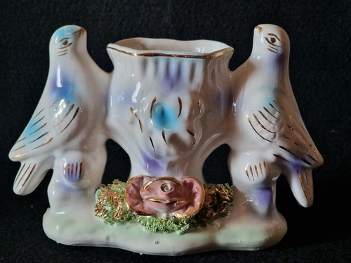 Scultura ceramica uccelli - scultura,