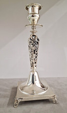 Portacandela in Argento 800, lavorato a mano, nuovo, candeliere  n 14