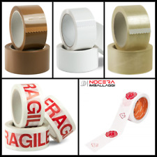NASTRO ADESIVO SILENZIOSO AVANA/BIANCO/TRASPARENTE/FRAGILE/SIGILLO, IMBALLAGGIO
