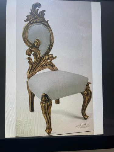 Sedia barocca legno - sedia,
