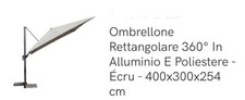 OMBRELLONE DECENTRATO DA GIARDINO