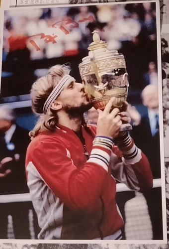Autografo bjorn borg - autografo, ex