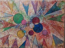 quadro moderno dipinto a mano