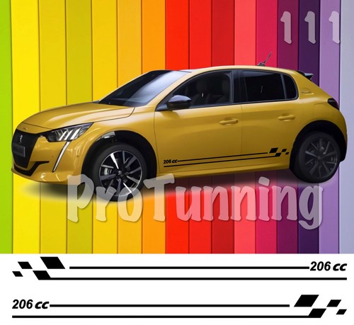 Peugeot 206 strisce adesive - peugeot,