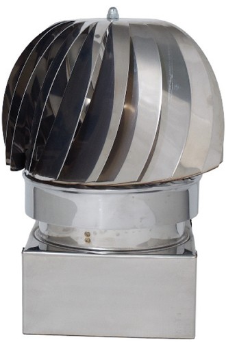 Fumaiolo girevole globo inox - girevole,