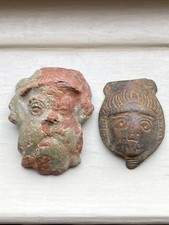 Antiche Romane Bronzo Teste