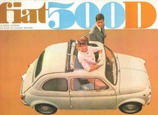 Catalogue Brochure Fiat 500 D