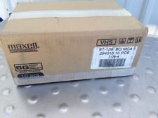 10 nastri VHS Maxell ST-126 BQ MCA BE-08