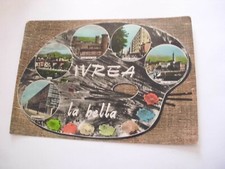 Torino - Ivrea + tavolozza pittore - spedita f. g. 