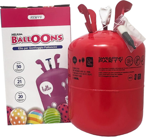 Bombola elio m3 per 50 - bombola, di