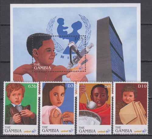 Gambia 1996 unisef 50 - -, "unisef,