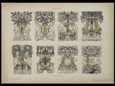 ALFABETO LIBERTY, TIPOGRAFIA -