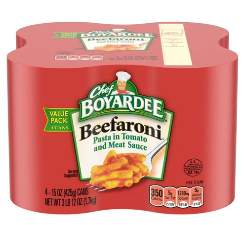 Chef boyardee beefaroni - chef, in