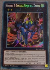 Yu-Gi-Oh! Zexal Rara Segreta Blcr-it029 numero 2 zanzara ninja dell'ombra