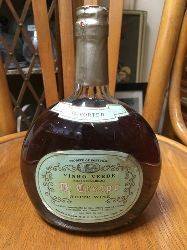 Vinho verde crespo - verde, bottiglia