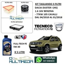 TAGLIANDO 3 FILTRI OLIO ELF