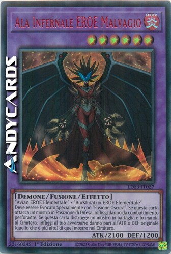 Ala infernale eroe malvagio - infernale,