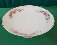 FLORIO CERAMICA/ Alzatina con decori floreali _Liberty