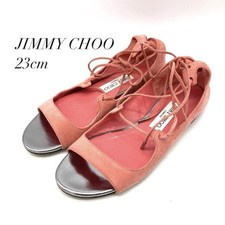 Jimmy Choo Strap Pumps sandali bassi rosa scamosciato taglia 36 US circa 6 da...