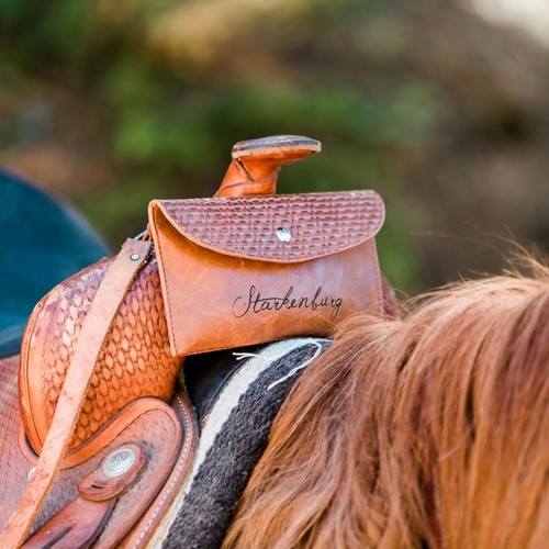 Personalized saddle pouch - saddle,