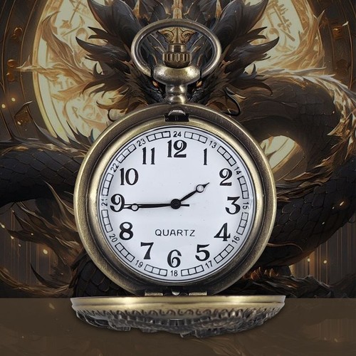 Collana con ciondolo orologio