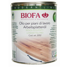  BIOFA 2052 Olio naturale per piani di lavoro in legno attestato per alimenti