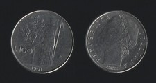 100 LIRE 1991 MINERVA - ITALIA