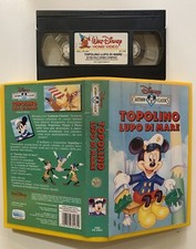 VHS walt disney TOPOLINO LUPO
